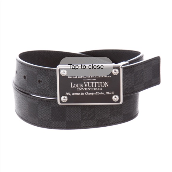 Louis Vuitton Damier Graphite Reversible Belt - Picture 2 of 5